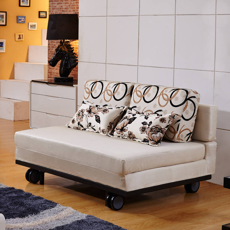 百拉图沙发床 沙发 折叠沙发床 双人 卡其色 1.5米宽度