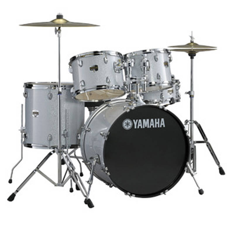 yamaha雅马哈gigmaker原声爵士鼓套鼓 架子鼓 现场之星 银色