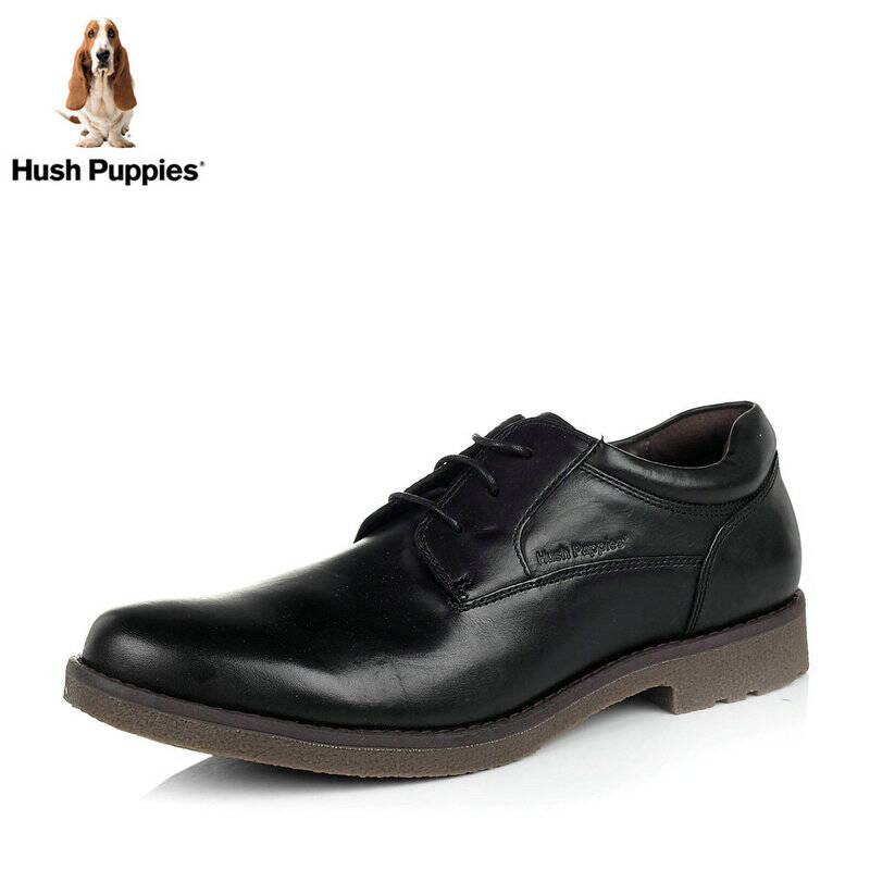 hush puppies/暇步士男鞋打蜡商务休闲皮鞋h1n24cm3 黑色 39 - 京东