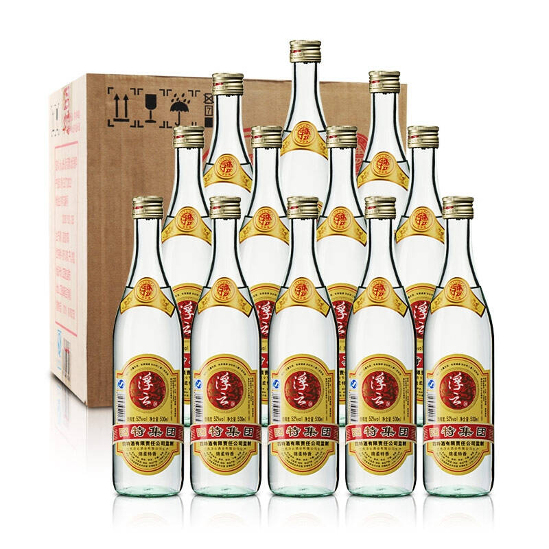52°四特集团浮云500ml*12