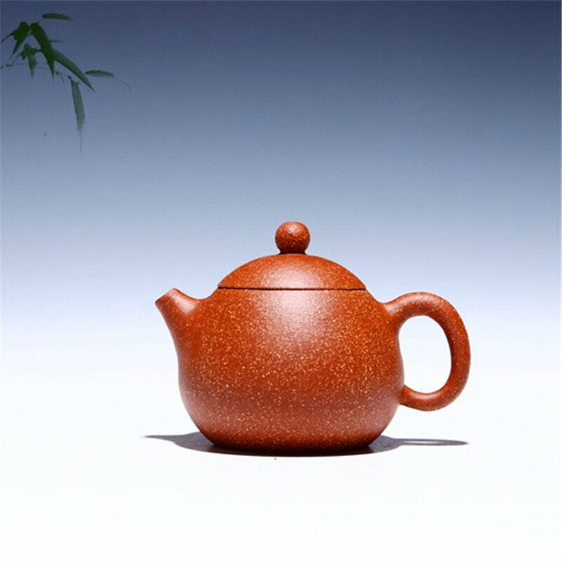 紫玉凝馨 宜兴全手工紫砂茶壶茶具名家原矿龙血砂文旦壶 茶壶茶具礼品