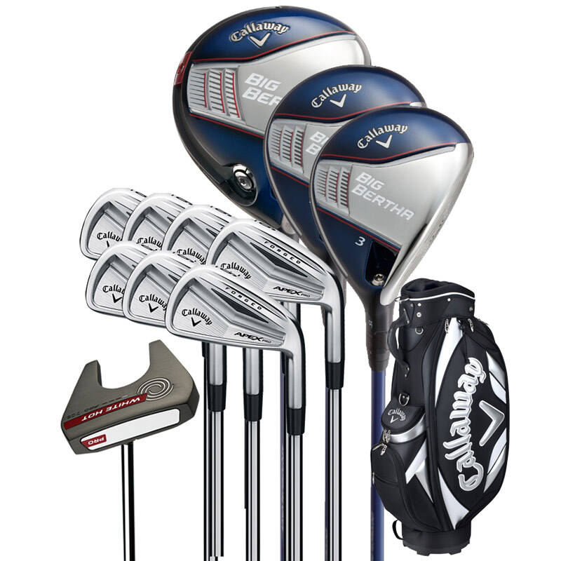 callaway卡拉威 高尔夫球杆男士套杆 apex pro/big bertha碳身球杆