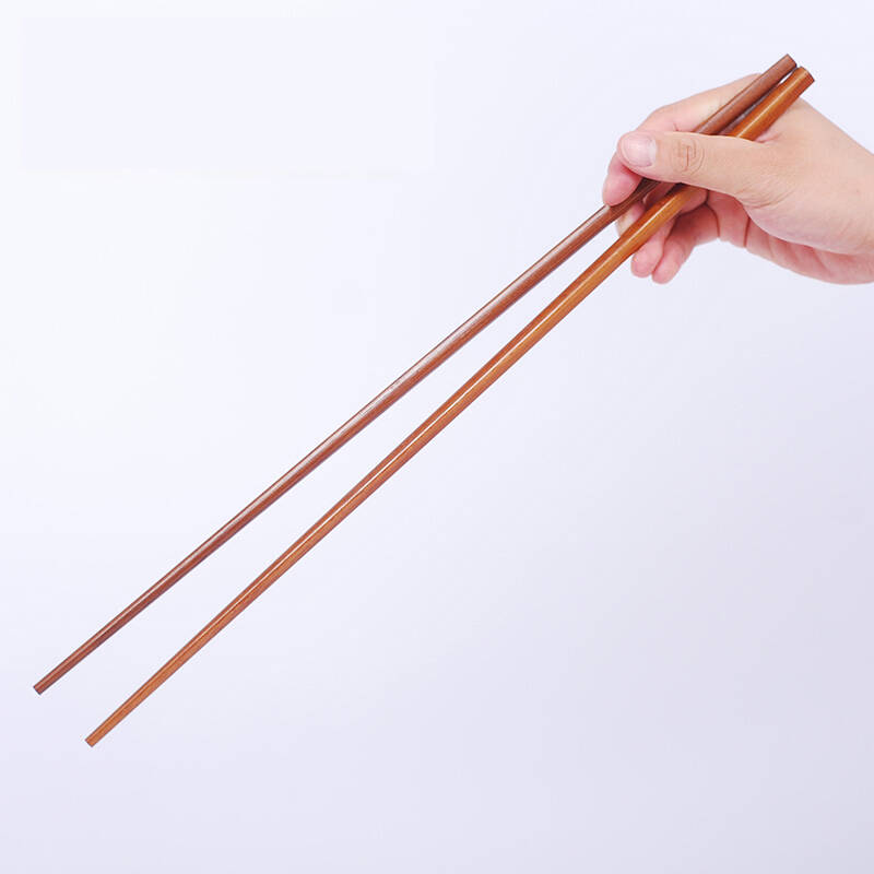 好管家 加长铁木火锅筷 油炸筷家用 煮面捞面筷 防烫环保实木筷子