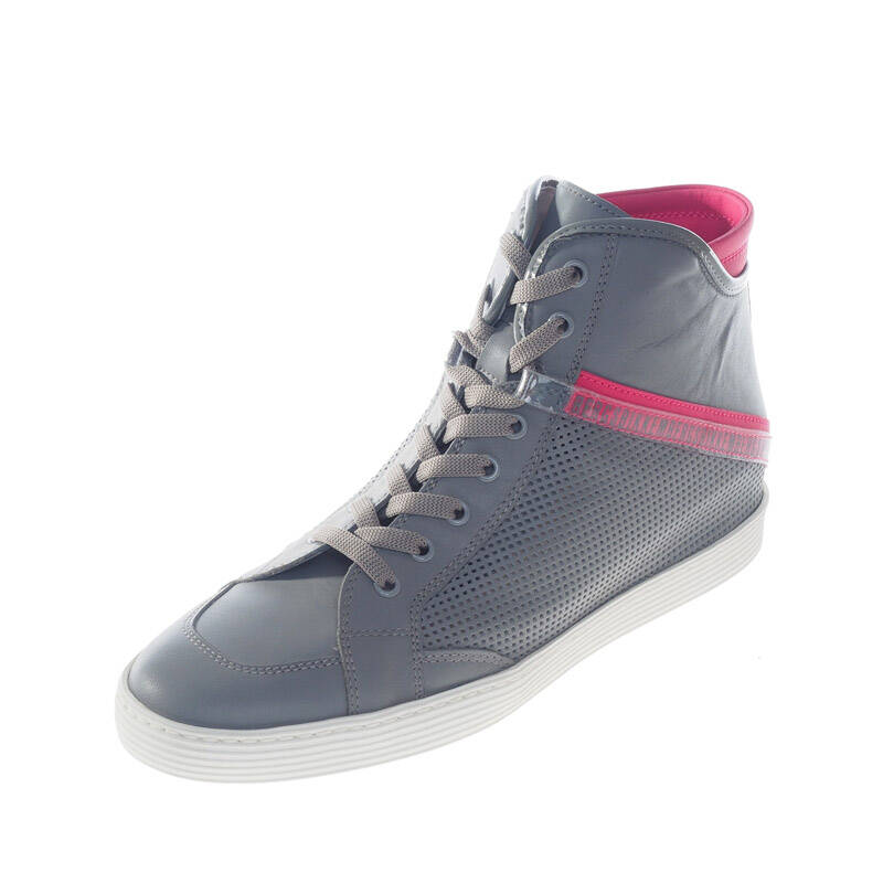 德克毕盖帕索 dirk bikkembergs 男士灰色高帮休闲鞋 bke106449 灰色