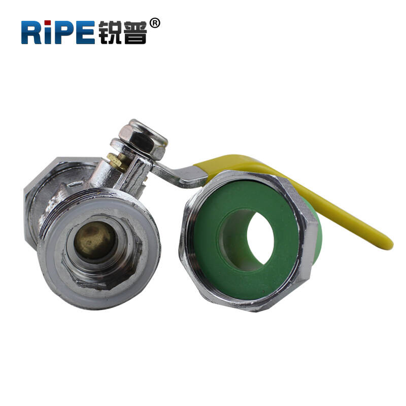 锐普ppr双活接铜球阀 活接球阀 阀门4分 6分ppr冷热水管专用 25(6分)