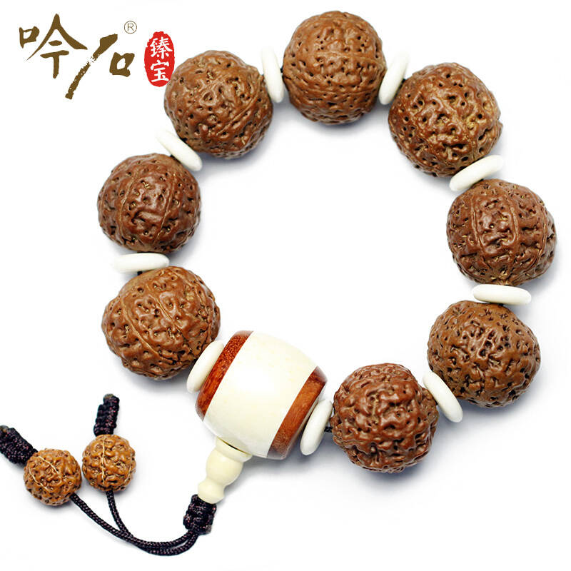 吟石臻宝 八瓣肉纹金刚菩提 27~29mm 爆肉狮子头金刚