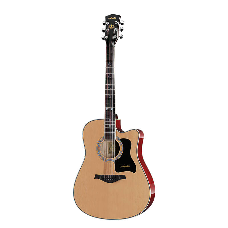 玛蒂尔达matilda 40寸 41寸 民谣吉他 初学入门木吉它 缺角 木吉他 木