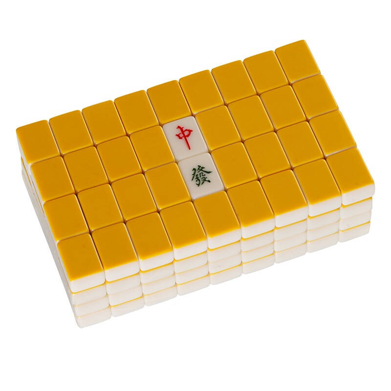 尚客诚品(suncel)仿玉40mm富贵黄 家用麻将一等品 炫彩渐变色系列