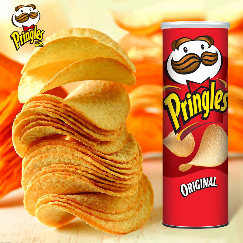 美国品客pringles 脆香薯片110g 休闲零食 浓香奶酪味