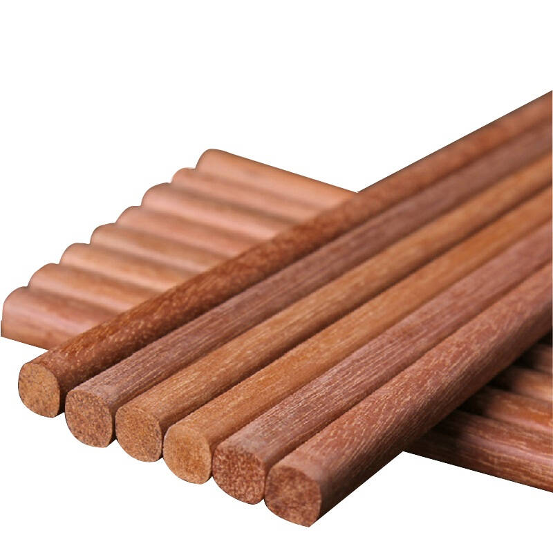 本纳 金丝红檀木筷子 红木筷 平头平嘴10双盒装