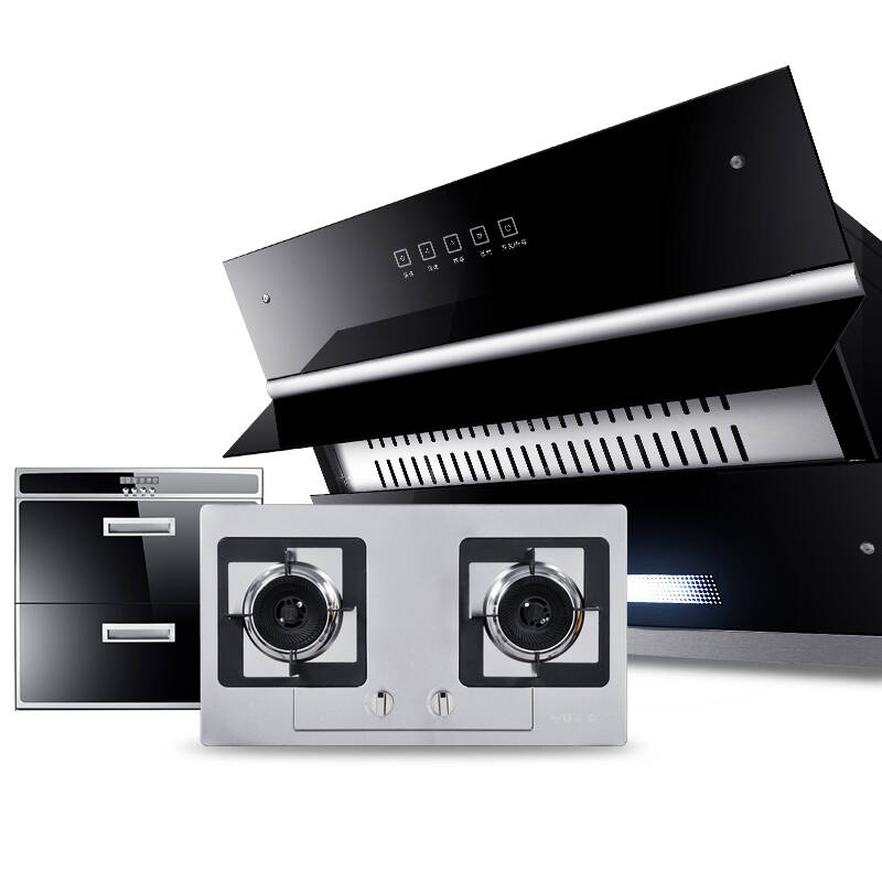 wonderflower 烟机灶具消毒柜 双风轮免洗油烟机 不锈