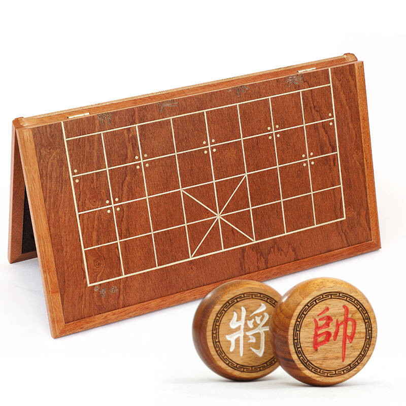 御圣 中国象棋 折叠棋盘套装 花梨木/黑檀木/绿檀木 4分 折叠4分带圈