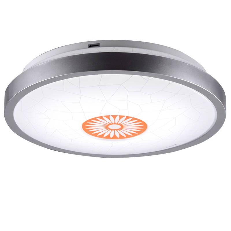 飞雕(feidiao)吸顶灯 15w 卧室灯书房圆形太阳花吸顶灯现代浪漫简约