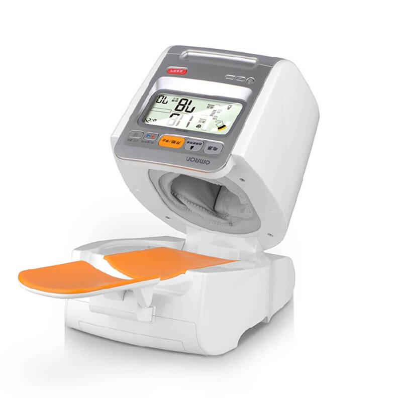 欧姆龙电子血压计hem-1020 臂筒式全自动智能型