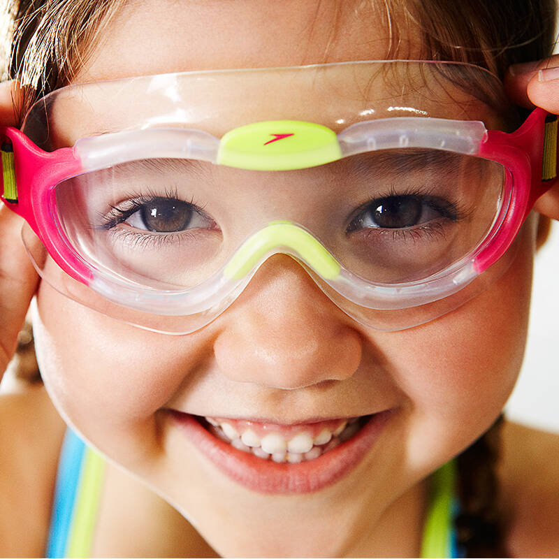 speedo 正品新款 专业儿童泳镜 防水防雾防紫外线 2