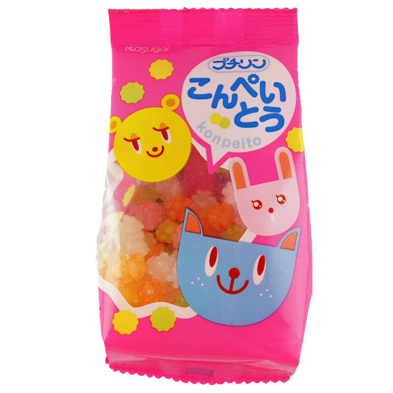 日本进口糖果 春日井开心花硬糖50g/袋 金平糖彩星形儿童零食品 年货