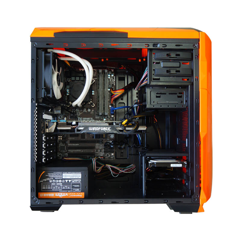 宏图三胞 六代i7 6700k/16g/固态 2t/970四g/组装电脑/电脑主机/组装