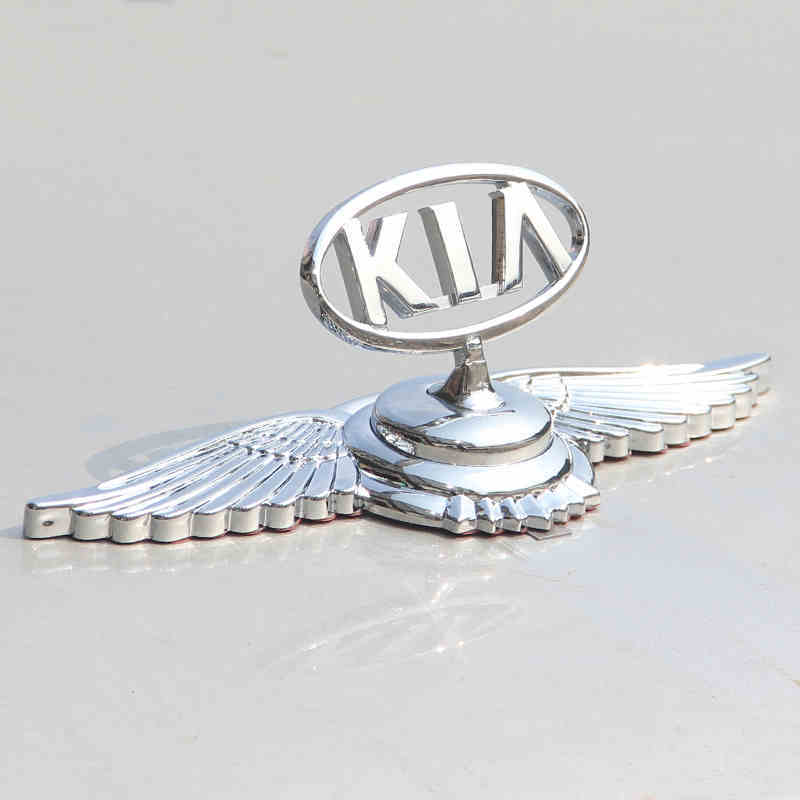 车格仕 起亚车标立标飞鹰标 汽车车标车贴立标 起亚改装专用车标 起亚