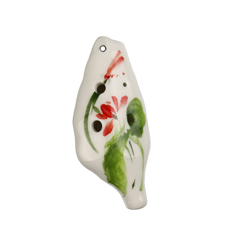 tng 台湾岛彩绘陶笛 六孔高音c调(6sc) 荷花