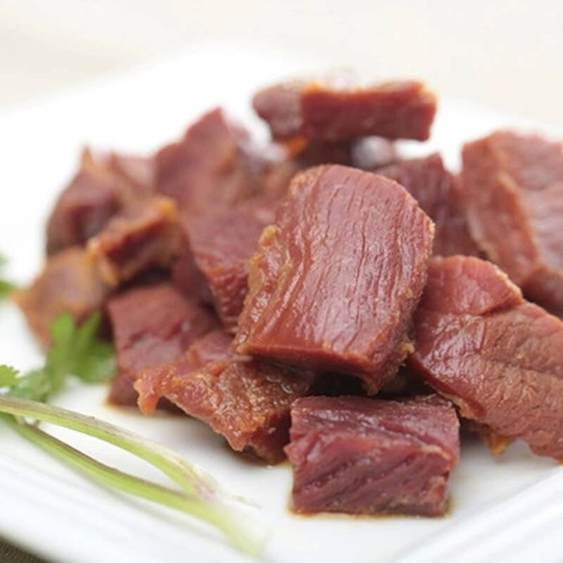 中华老字号 山西特产云青平遥牛肉一口香500g牛肉粒卤牛肉 包邮 麻辣