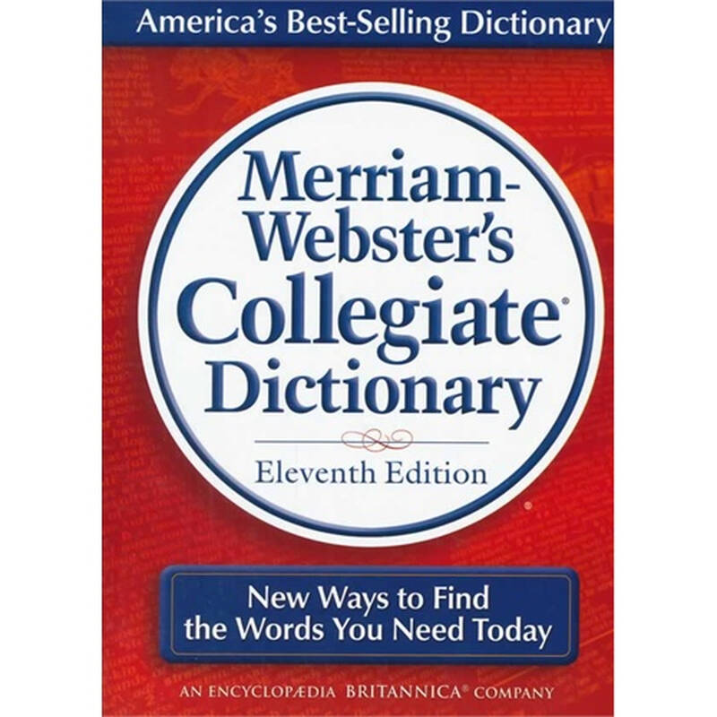m-ws collegiate dict 11th ed indexed merriam websters 韦氏