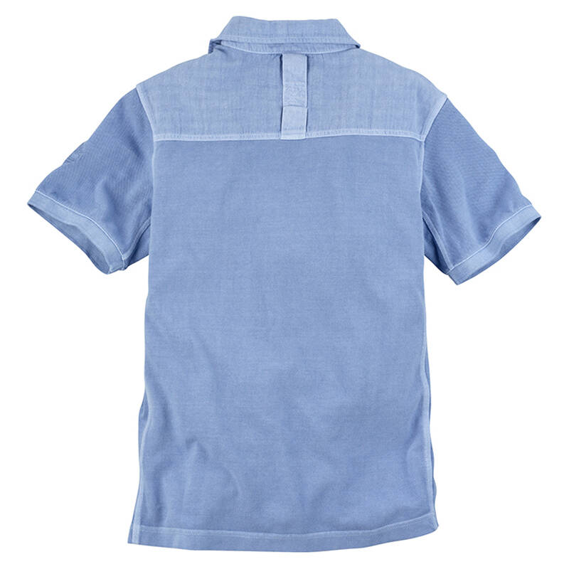 timberland/天伯伦 男士时尚棉质纯色短袖polo衫 翻领t恤 37636 浅