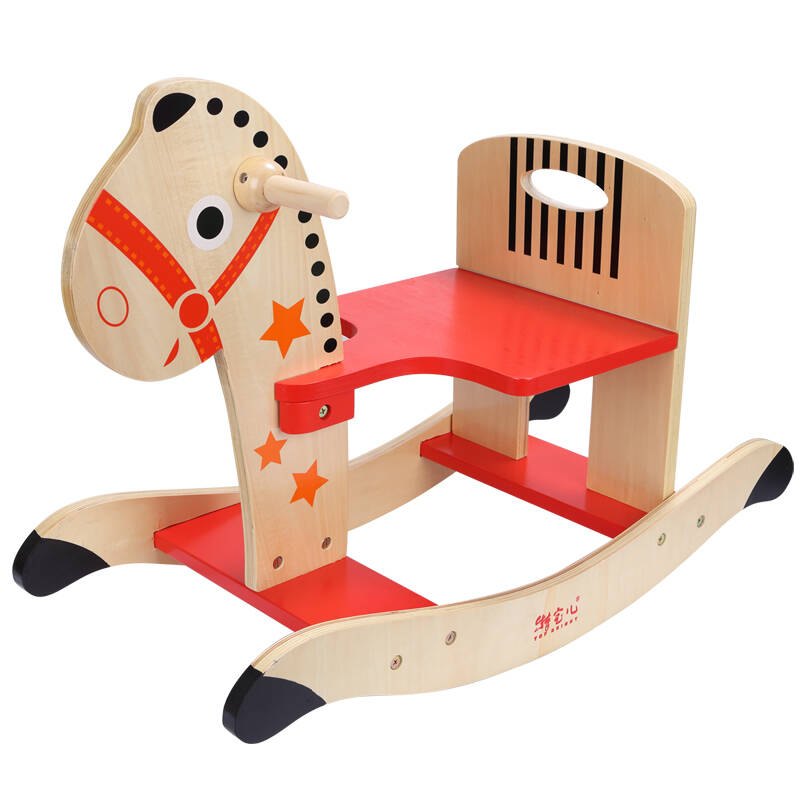 特宝儿 木马摇马简易安装 儿童玩具 儿童木马 摇摇马 积木 宝宝玩具