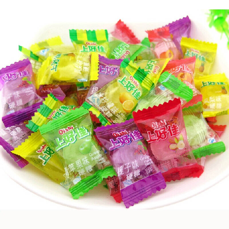 【京东超市】上好佳(oishi)水果硬糖什锦味500g