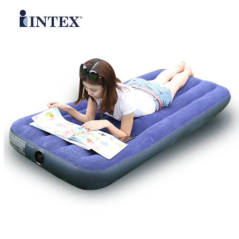 intex充气床垫充气垫气垫床单人充气床单人 床 蓄电池泵 76*191*22cm