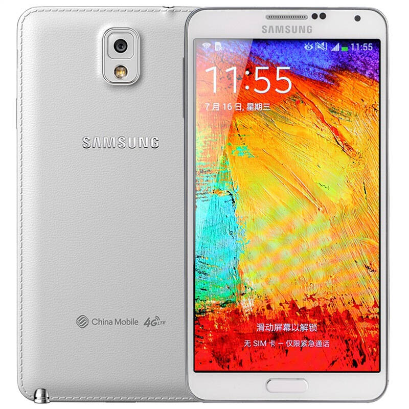 三星galaxy note 3 (n9008v) 16g版 白色 移动4g手机