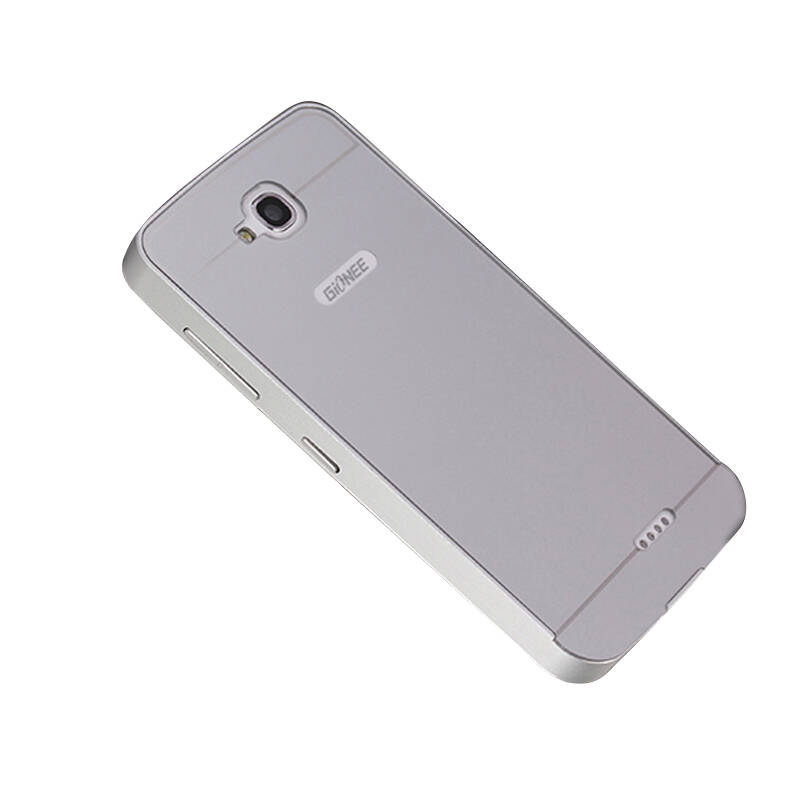 尼伯斯 手机壳金属边框手机套 适用于金立gn151 银色
