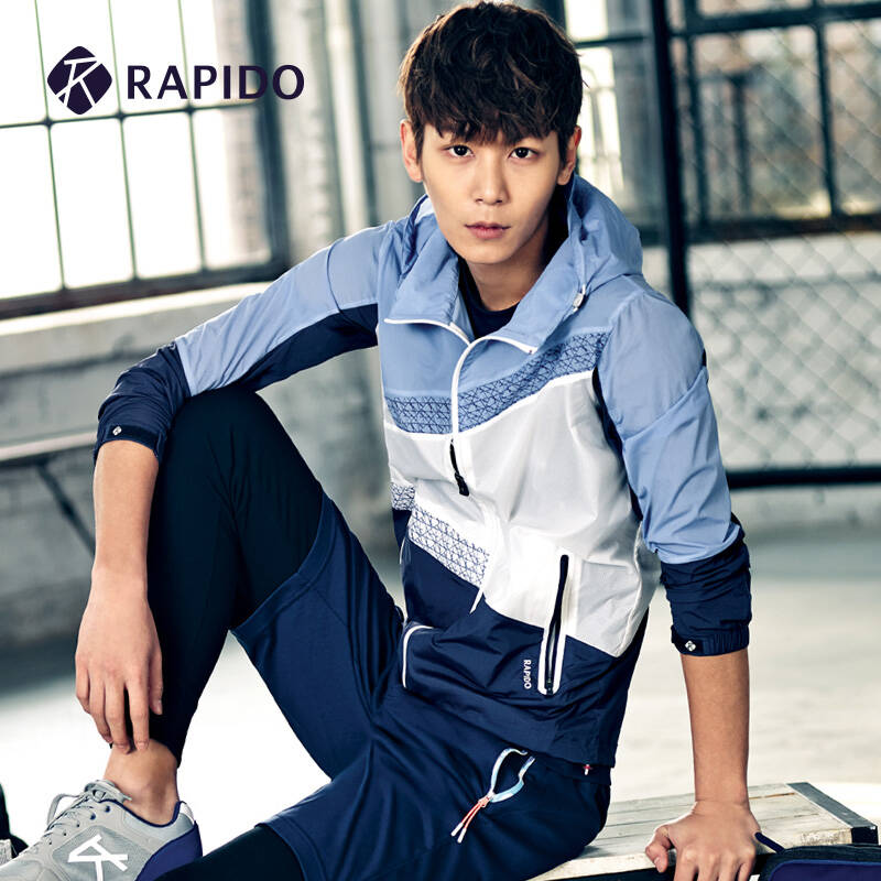 rapido韩国三星 2015春夏新款男士运动休闲外套明星同款cn5339001 宝
