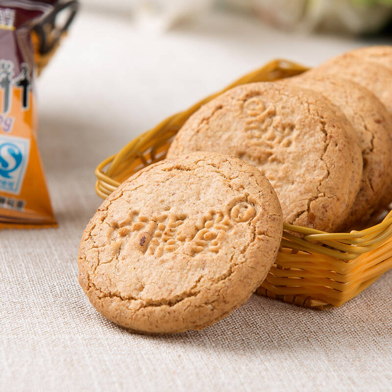 无蔗糖食品早餐饼干中膳堂糖醇无蔗糖五谷粗粮饼干4.