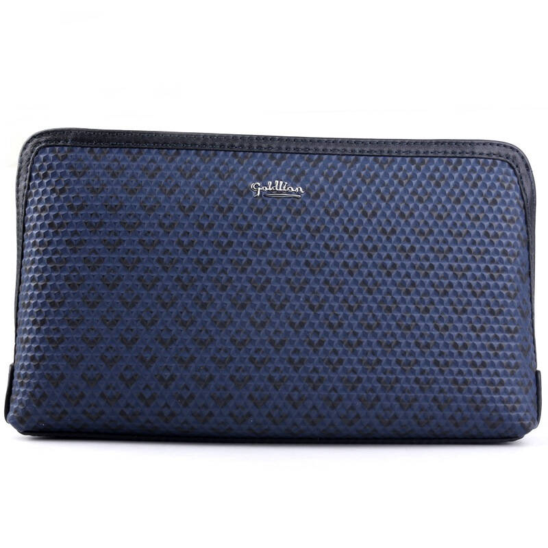 金利来(goldlion)男士手拿包 cgc11411011-1481 蓝色