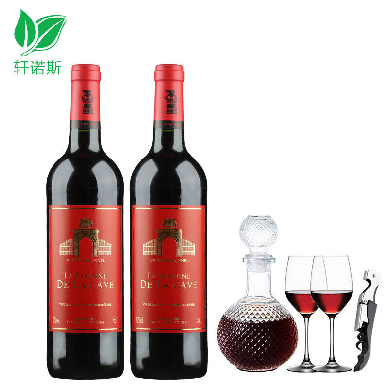 【轩诺斯】法国原瓶原装进口雄狮门庄园红酒干