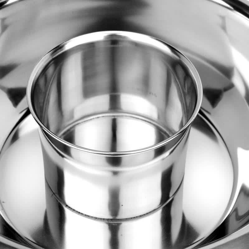 锐佳 加厚不锈钢八角鸳鸯火锅子母锅锅中锅火锅店电磁炉煤气炉适用 28