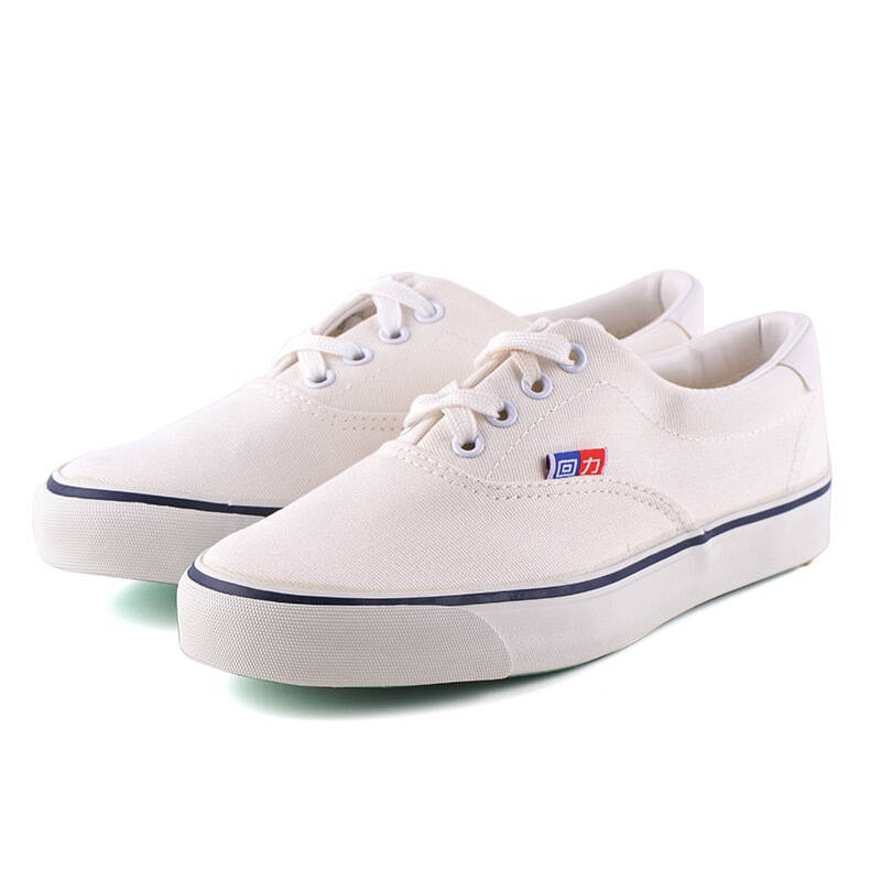 回力(warrior) wj-2复古帆布百搭女鞋白色38码