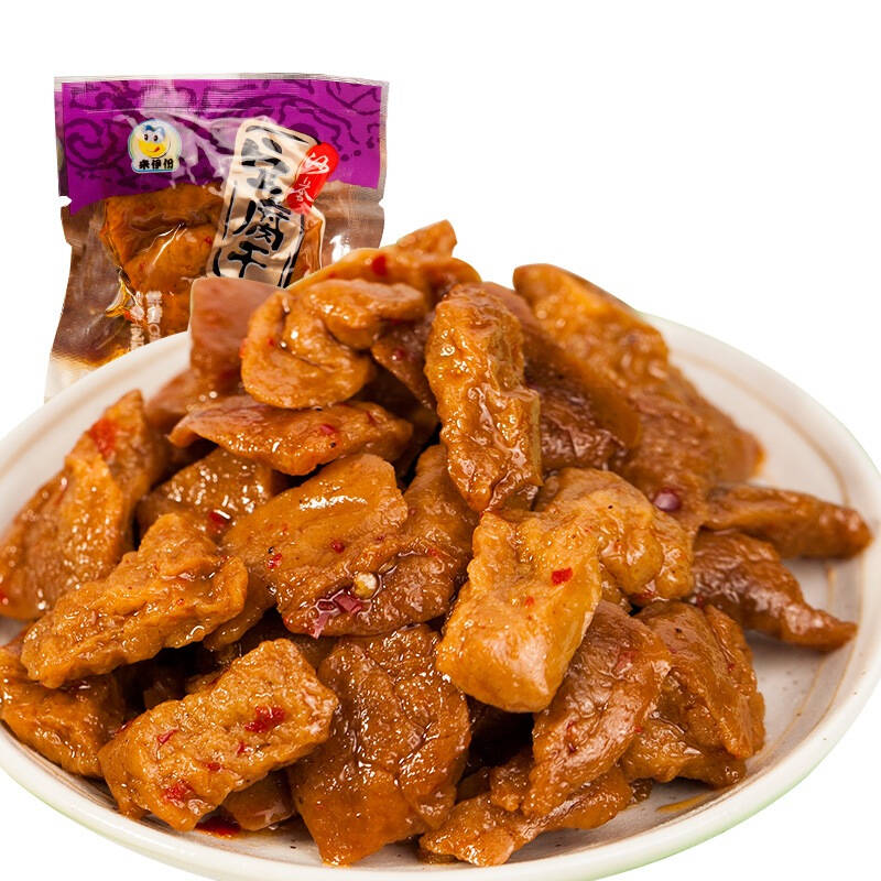 来伊份(lyfen) 豆干 豆制品 沙茶豆腐干260g 京东自营