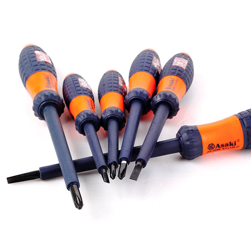 asaki 绝缘螺丝刀试电笔 测电器 螺丝批电笔两用起子电工维修必备 6