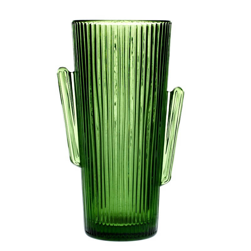 利比libbey 墨西哥进口仙人掌玻璃杯 创意绿色水杯饮料杯 470ml 自营