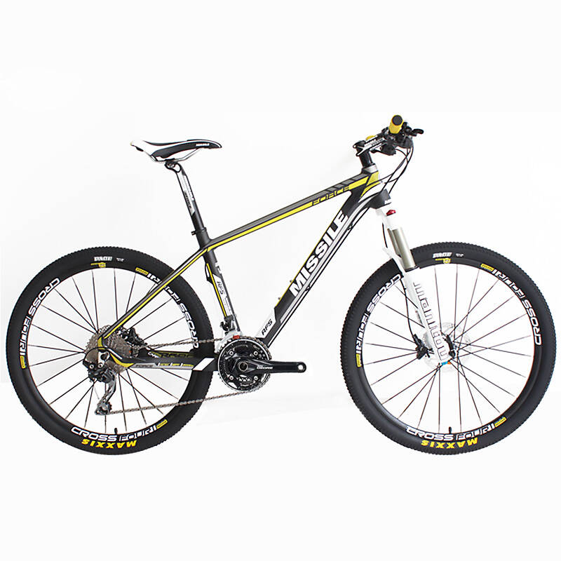 missile米赛尔山地车 碳纤维 30速双碟刹山地自行车 禧玛诺套件风驰