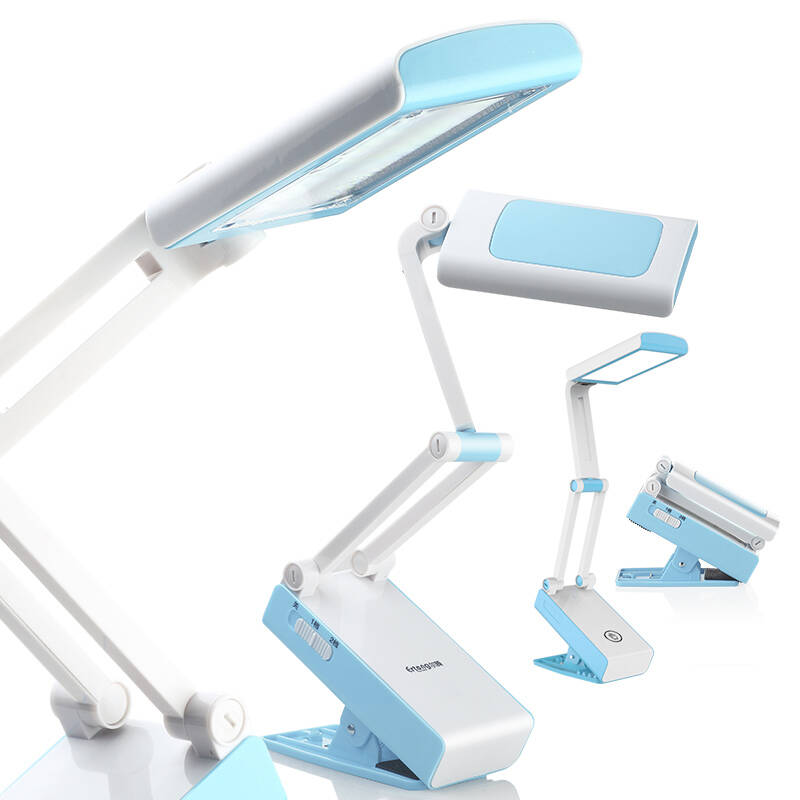 尔腾led台灯学生护眼灯充电电灯 熊猫白-太阳能触摸版