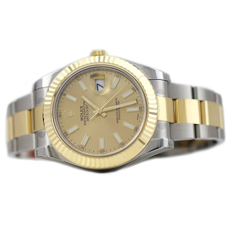 劳力士(rolex)手表 日志型ii系列自动机械男表116333-72213香槟盘