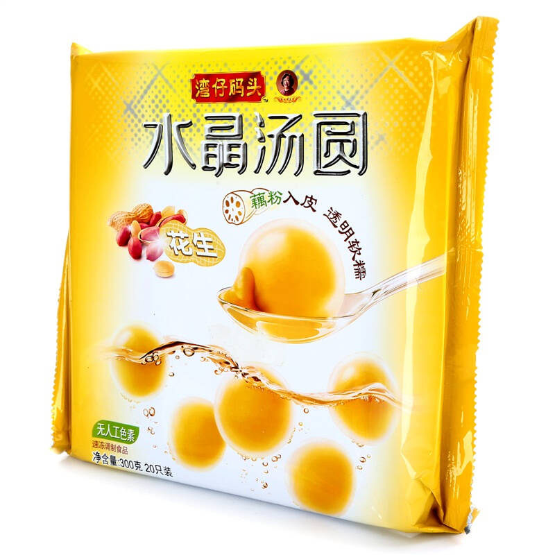 自营 湾仔码头 水晶汤圆 花生口味 300g