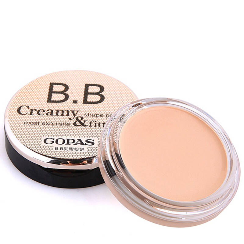 高柏诗(gopas )bb乳脂粉饼15g(1#亮肤色)