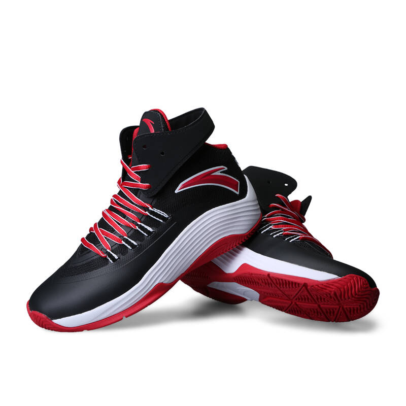 安踏男鞋 anta高帮缓震篮球鞋 帕森斯一代战靴 安踏白/大红/黑 39