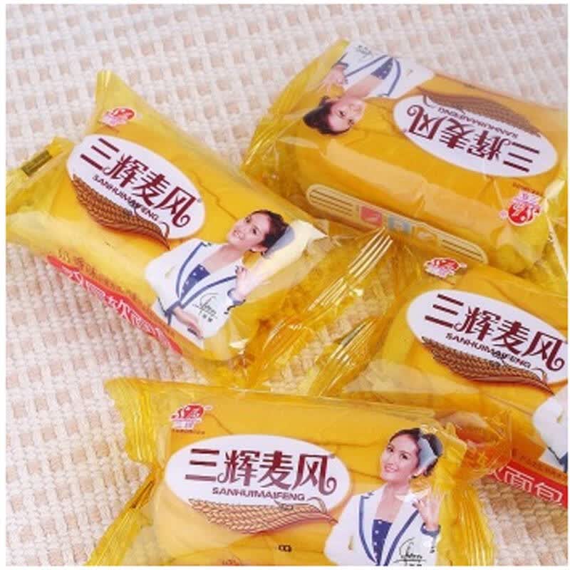 三辉麦风 双层软面包 165g/袋
