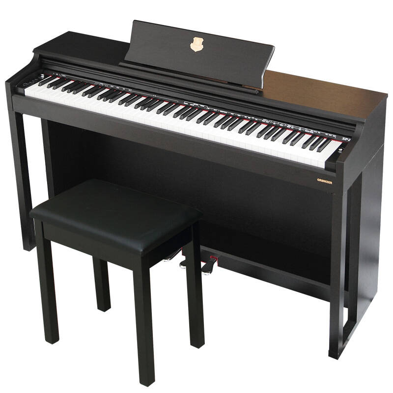 克拉乌泽电钢琴sp2 88键重锤 数码电子钢琴 黑白两色可选 智能版黑色