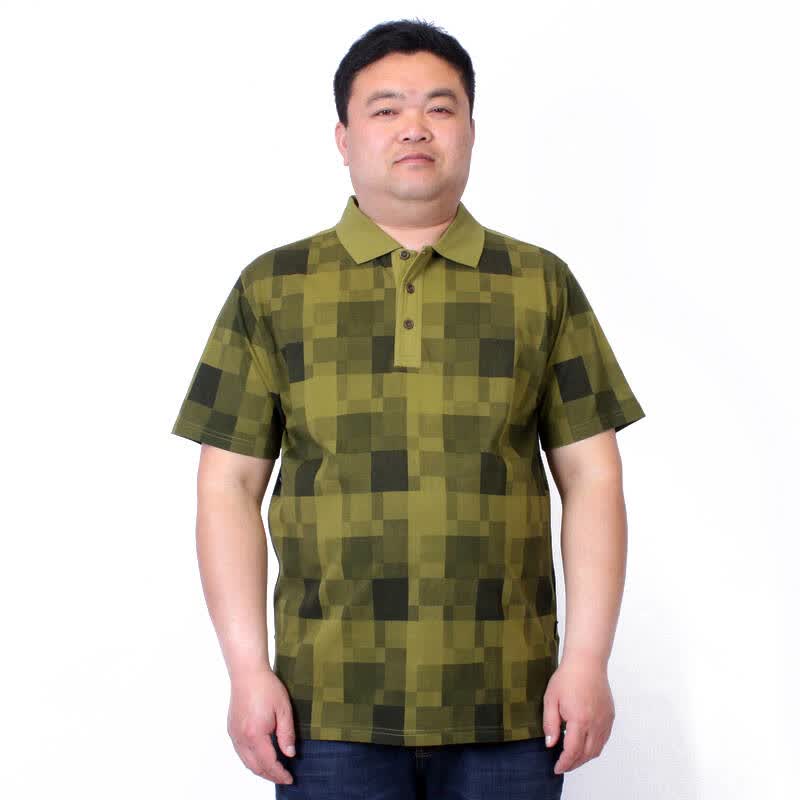 2014肥佬胖子宽松特大码男装半袖 1526-2 3xl/190(180斤左右)