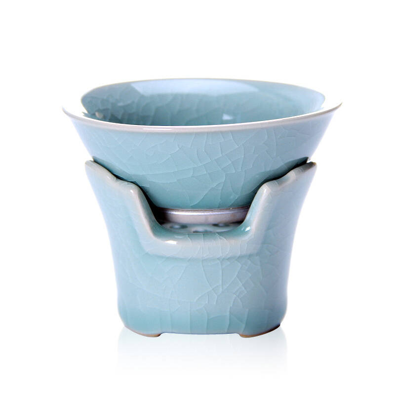 茗丰堂茶具正品汝窑哥窑茶漏过滤器手工捆绑丝布完美过滤多款可选